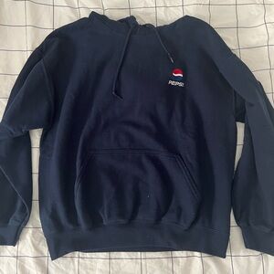 Gildan Pepsi Logo Heavy Blend Navy Hoodie